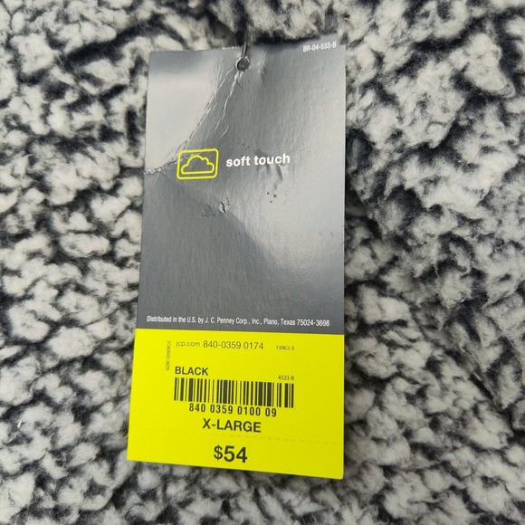 Xersion‎ Women XL Black Gray Faux Fur Soft Touch Pullover NEW - Picture 5 of 12